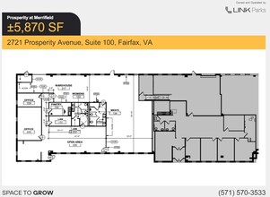 2701 Prosperity Ave, Merrifield, VA à louer Plan d’étage– Image 2 sur 2