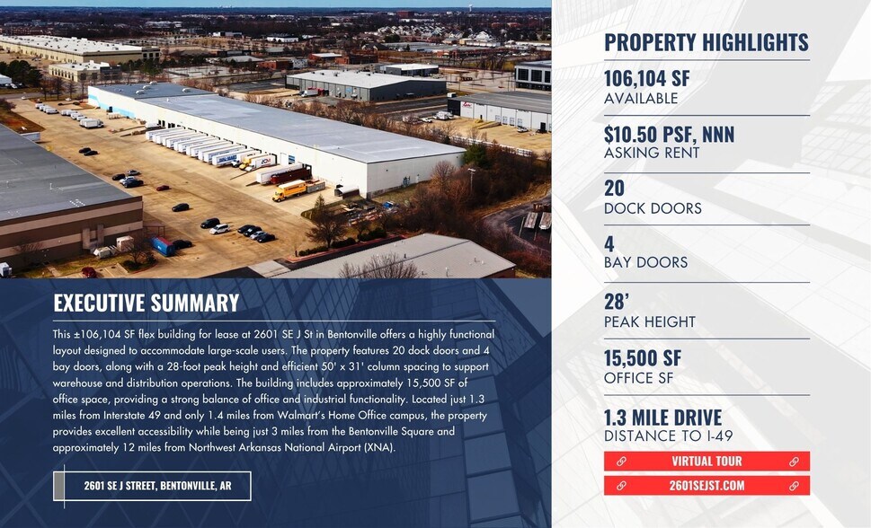 2601 SE J St, Bentonville, AR à louer - Photo de l’immeuble – Image 2 sur 11
