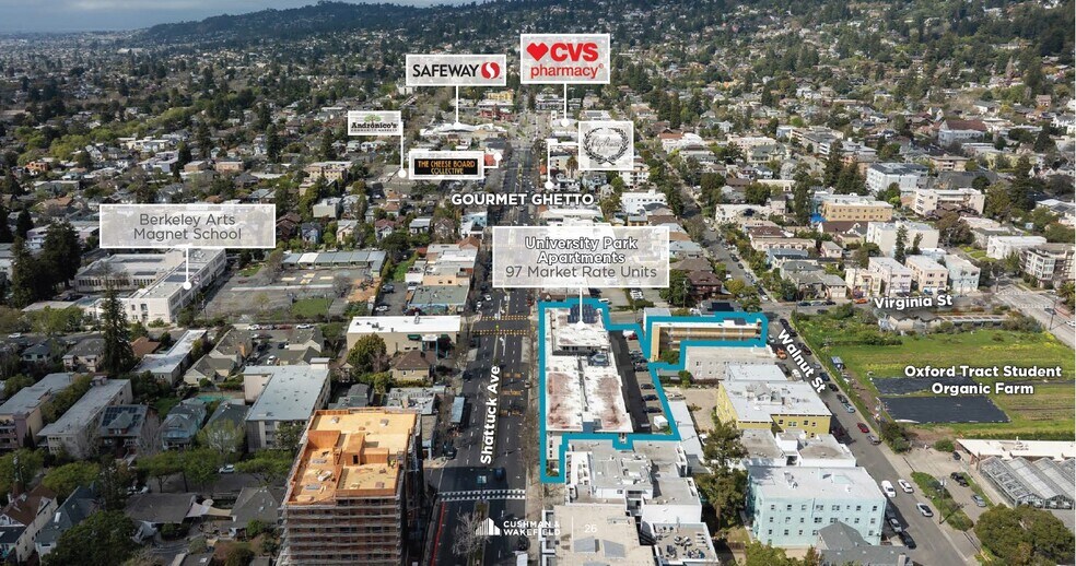 1709 Shattuck Ave, Berkeley, CA à vendre - Photo de l’immeuble – Image 3 sur 70