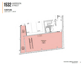 1532 Harrison St, San Francisco, CA à louer Plan d’étage– Image 1 sur 9