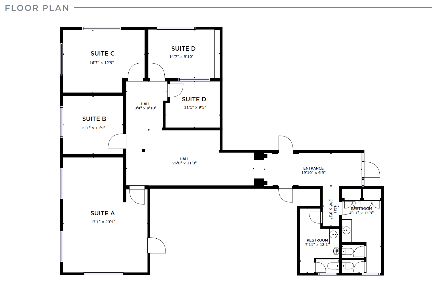 700 Cass St, Monterey, CA à louer Plan d’étage– Image 1 sur 1