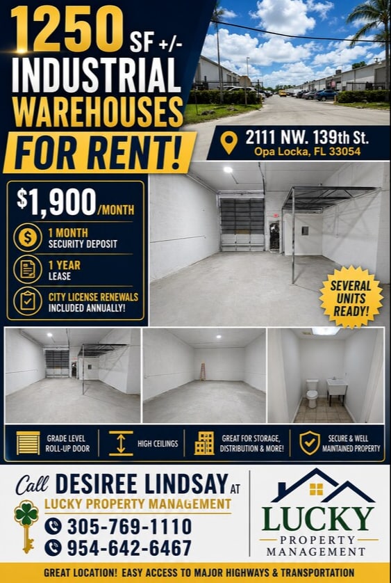 2111 NW 139th St, Opa-locka, FL à louer Photo intérieure– Image 1 sur 4