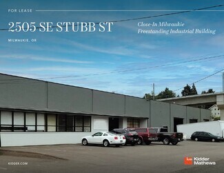 Plus de détails pour 2505 SE Stubb St, Milwaukie, OR - Industriel/Logistique à louer