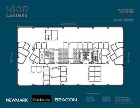 1800 Larimer St, Denver, CO à louer Plan d’étage– Image 1 sur 1