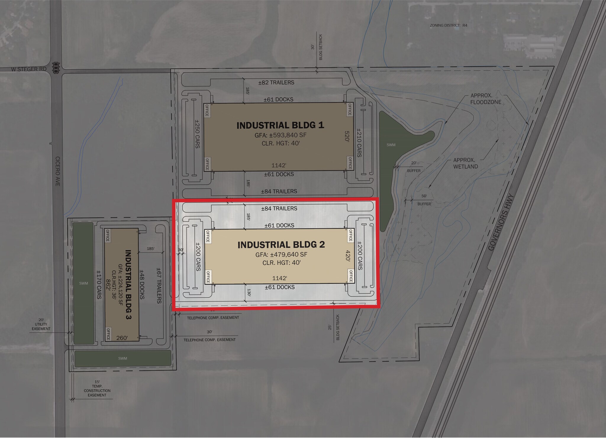 Venture Park 57, University Park, IL à louer Plan de site– Image 1 sur 3