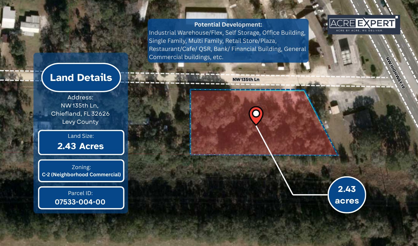 NW 135th ln, Chiefland, FL à vendre Photo principale– Image 1 sur 2