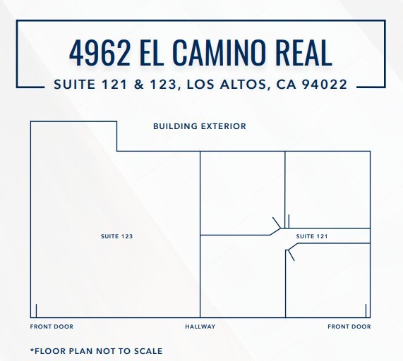 4962 El Camino Real, Los Altos, CA à louer Plan d’étage– Image 1 sur 1