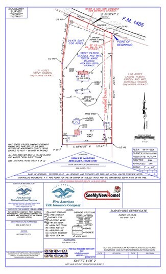 Plus de détails pour 20068 Fm 1485 Rd, New Caney, TX - Terrain à louer