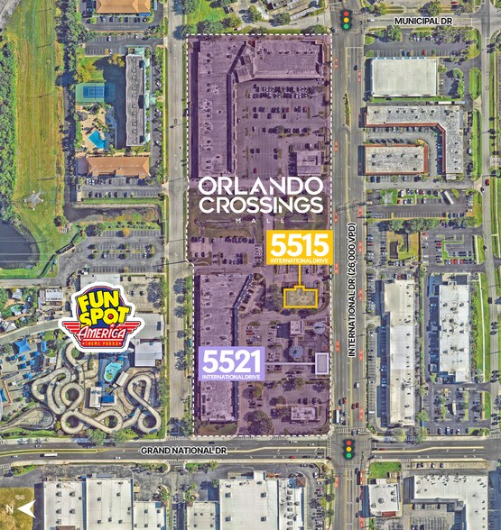 5403 International Dr, Orlando, FL à louer - Aérien – Image 2 sur 8
