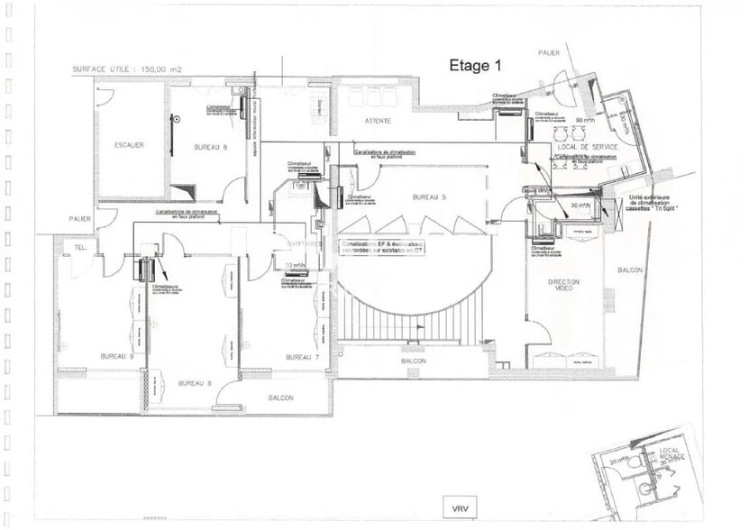 Bureau dans Villeurbanne à louer - Plan d’étage – Image 3 sur 3