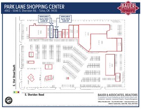 4902-5046 S Sheridan Rd, Tulsa, OK à louer Plan de site– Image 1 sur 1