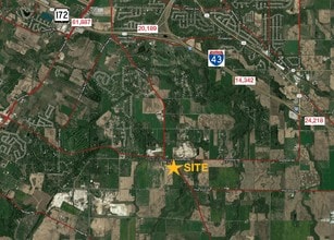 4424 Dickinson Rd, De Pere, WI - Vue aérienne vue de carte