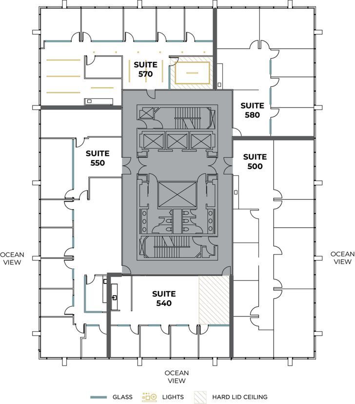 500 Newport Center Dr, Newport Beach, CA à louer Plan d’étage– Image 1 sur 1