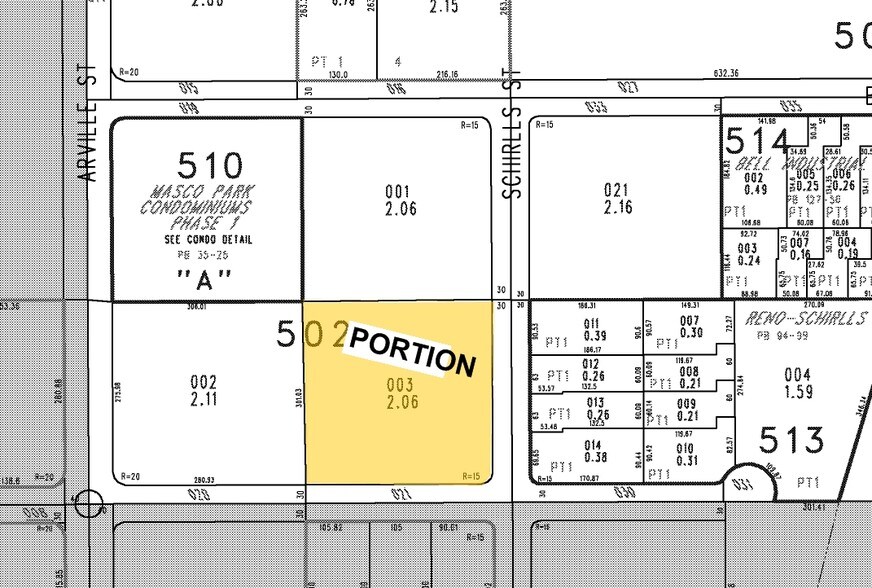 4280 W Reno Ave, Las Vegas, NV à louer - Plan cadastral – Image 2 sur 4