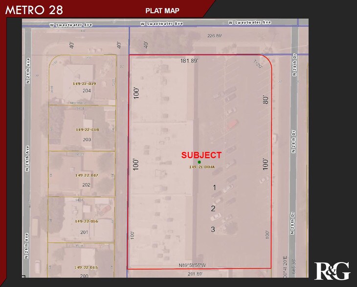 12814 N 28th Dr, Phoenix, AZ à louer - Plan cadastral – Image 3 sur 10