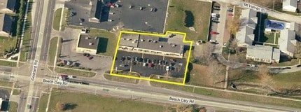 10870-10900 Beech Daly Rd, Taylor, MI - Vue aérienne  vue de carte