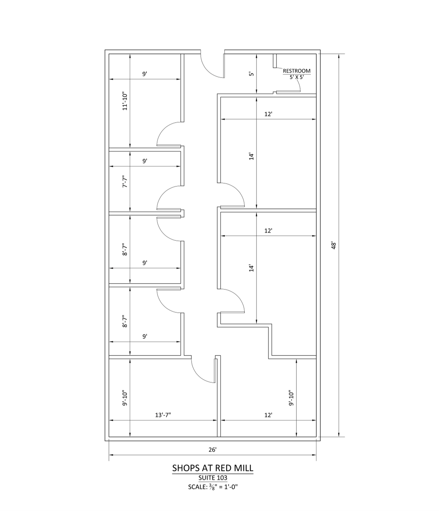 1450 Kirkwood Hwy, Newark, DE à louer Plan d’étage– Image 1 sur 1