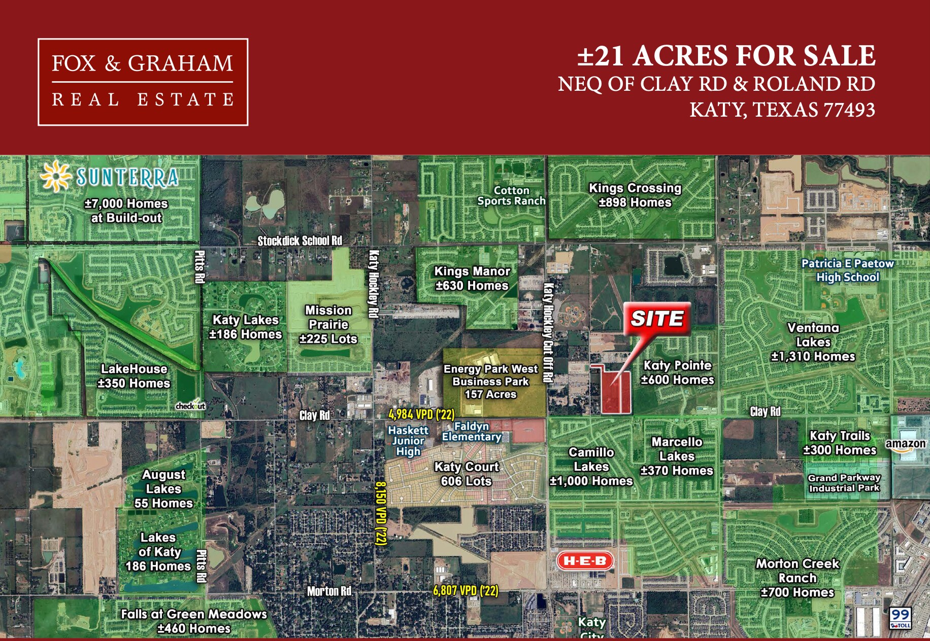 24500 Clay Road, Katy, TX à vendre Aérien– Image 1 sur 3