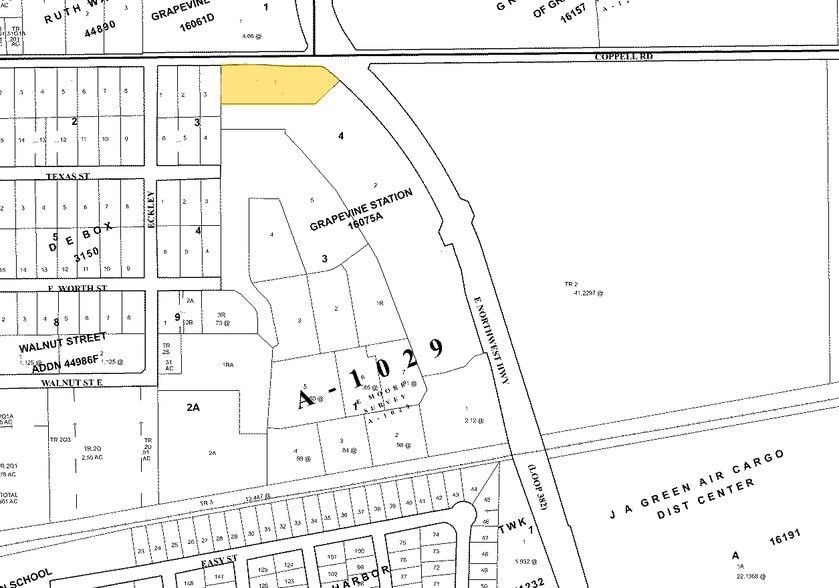 1002 Texan Trl, Grapevine, TX à vendre - Plan cadastral – Image 3 sur 10