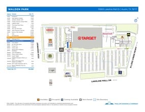 10900 Lakeline Mall Blvd, Austin, TX à louer Plan de site– Image 1 sur 1
