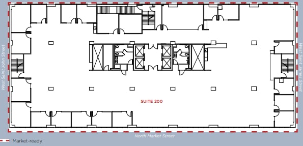 111 W Saint John St, San Jose, CA à louer Plan d’étage– Image 1 sur 1