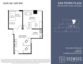 7330 San Pedro Ave, San Antonio, TX à louer Plan d’étage– Image 1 sur 1