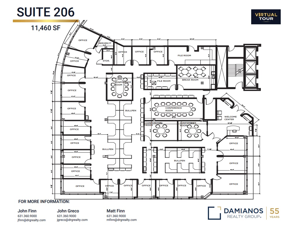 50 Charles Lindbergh Blvd, Uniondale, NY à louer Plan d’étage– Image 1 sur 1