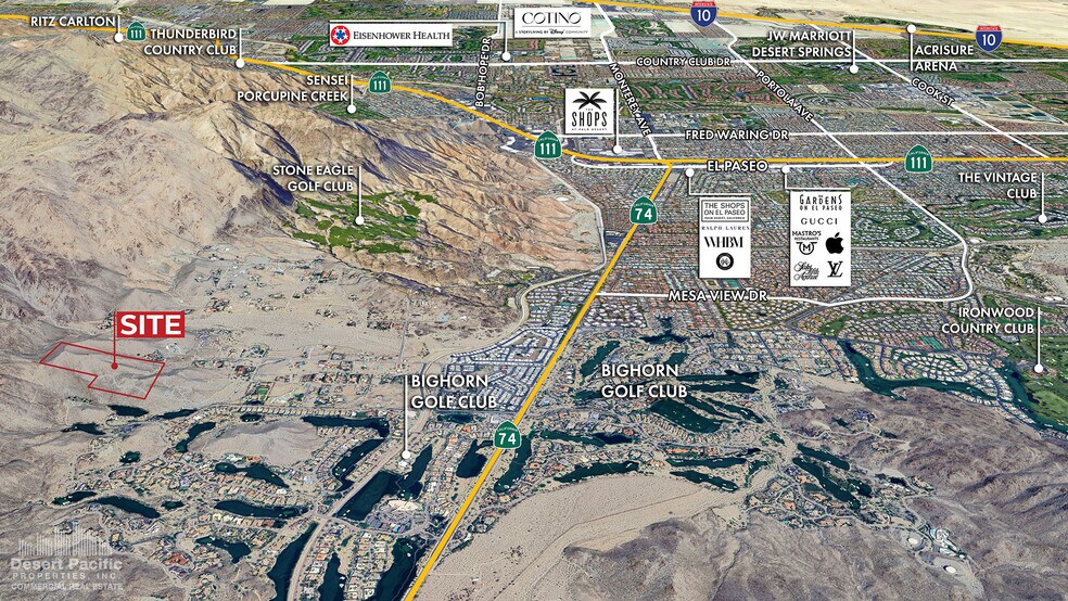 71231 Cholla way, Palm Desert, CA à vendre - Aérien – Image 3 sur 5