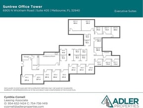 6905 N Wickham Rd, Melbourne, FL à louer Plan d’étage– Image 1 sur 1