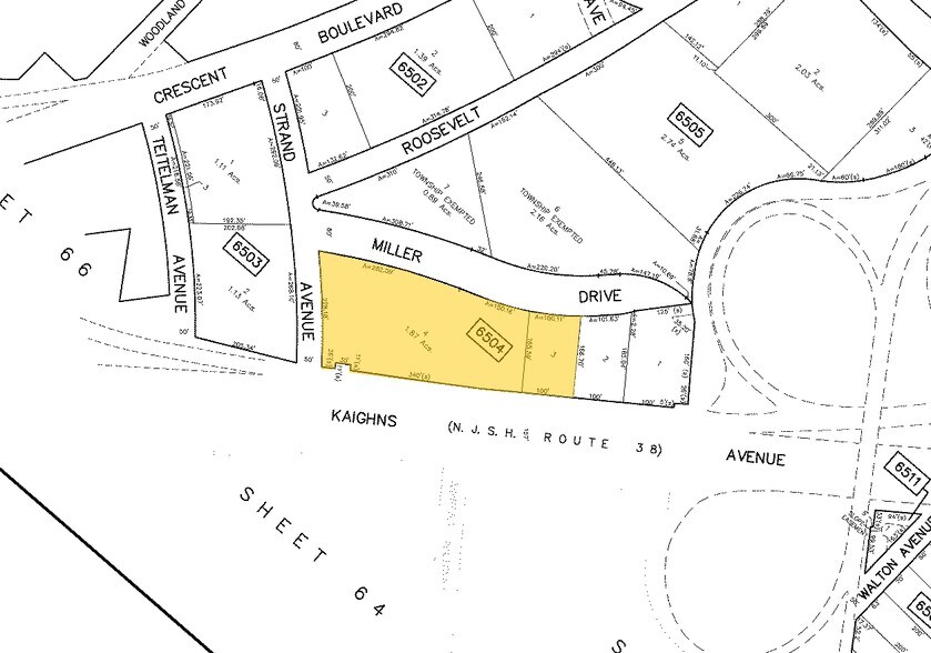7027 Kaighn Ave, Pennsauken, NJ à louer - Plan cadastral – Image 3 sur 4
