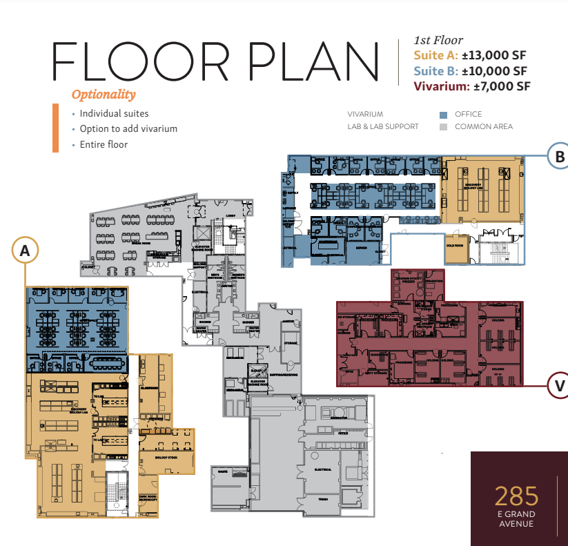 285 E Grand Ave, South San Francisco, CA à louer Plan d’étage– Image 1 sur 1