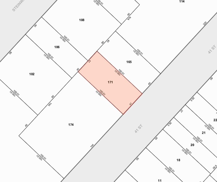 18-64 41st St, Astoria, NY à vendre - Plan cadastral – Image 3 sur 3