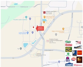 1113 Highway 96, Warner Robins, GA - Vue aérienne vue de carte
