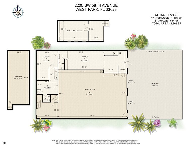 2200 SW 58th Ave, West Park, FL à vendre - Plan d’étage – Image 3 sur 45