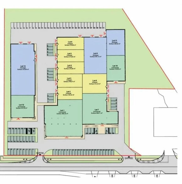 Local d’activités dans Valliquerville à louer - Plan d’étage – Image 3 sur 5