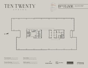 1020 Spring St, Atlanta, GA à louer Plan d’étage– Image 1 sur 1