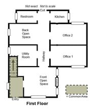 624 University Ave, Palo Alto, CA à louer Plan d’étage– Image 2 sur 12
