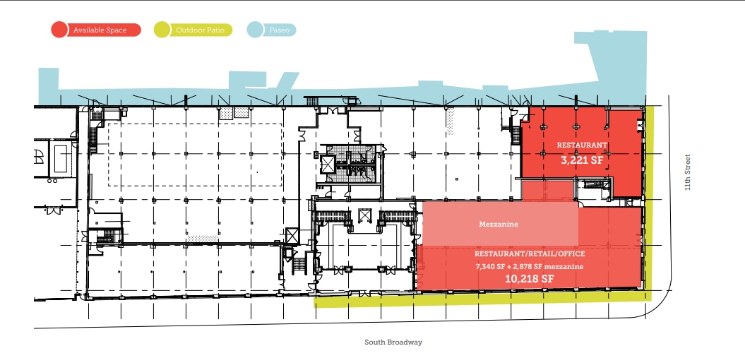 1111 S Broadway, Los Angeles, CA à louer Plan d’étage– Image 1 sur 1