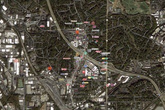 1715 Howell Mill Rd NW, Atlanta, GA - VUE AÉRIENNE  vue de carte