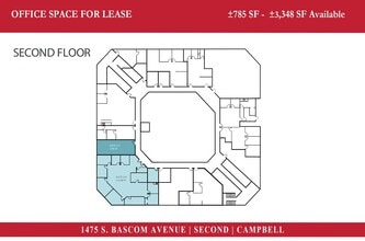 1475 S Bascom Ave, Campbell, CA à louer Plan d’étage– Image 1 sur 1