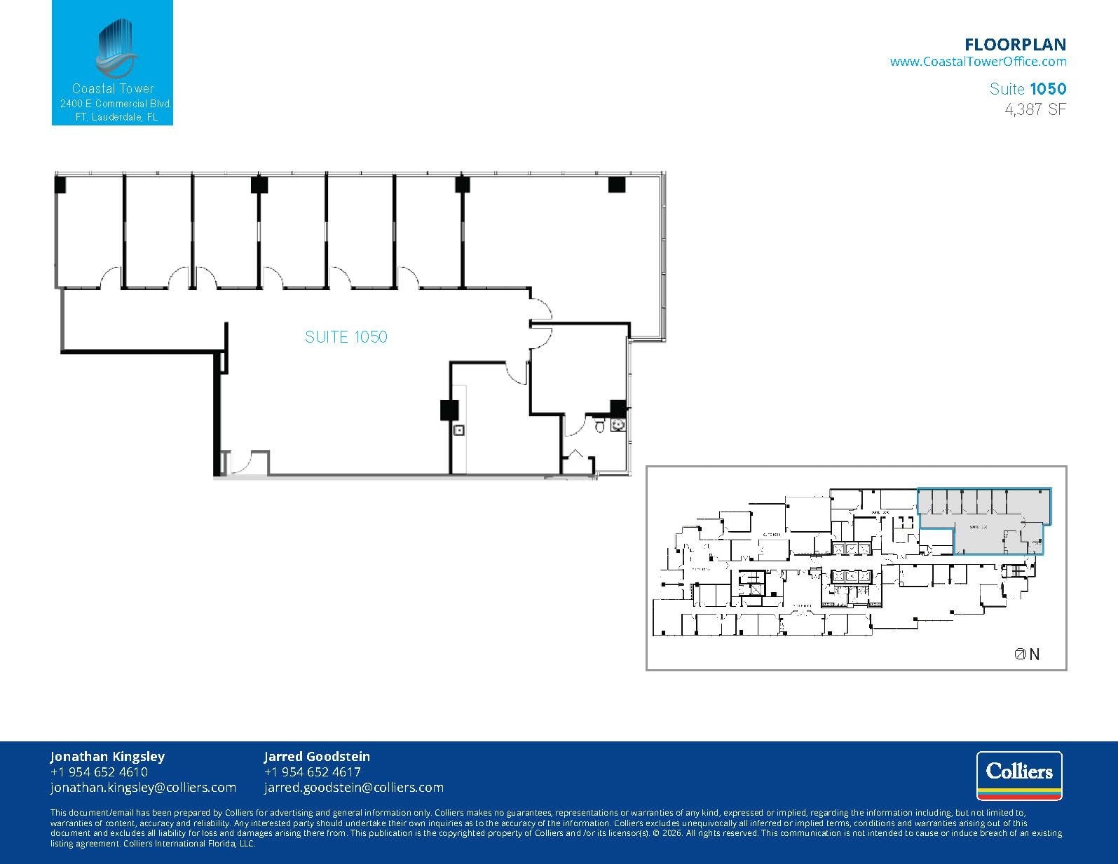 2400 E Commercial Blvd, Fort Lauderdale, FL à louer Plan d’étage– Image 1 sur 1