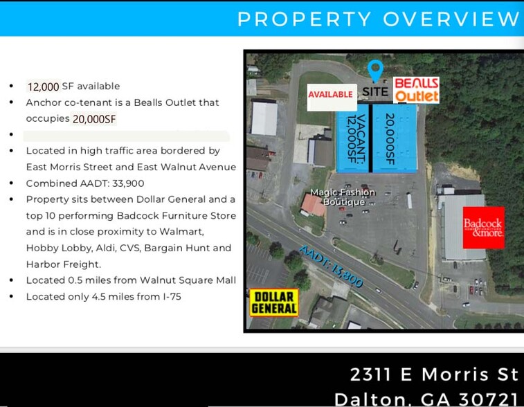 2311 E Morris St, Dalton, GA à louer - Photo de l’immeuble – Image 2 sur 14