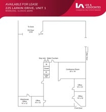 225 Larkin Dr, Wheeling, IL à louer Plan d’étage– Image 1 sur 2