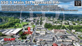 Plus de détails pour 550 S Main St, Nazareth, PA - Local commercial à vendre