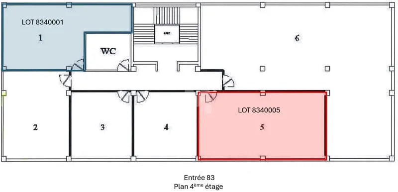 Local commercial dans Ris-Orangis à louer Plan d’étage– Image 1 sur 3