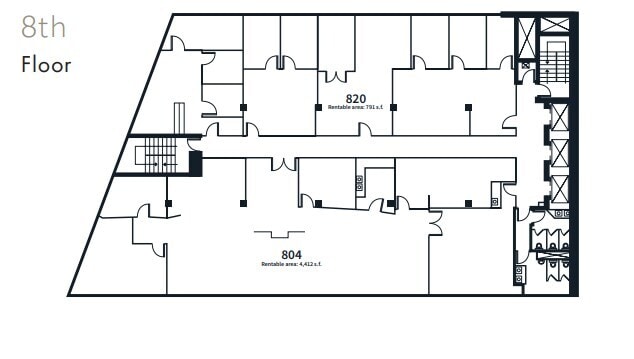 1112 W Pender St, Vancouver, BC à louer Plan d’étage– Image 1 sur 1