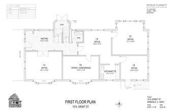 19 N Grant St, Hinsdale, IL à louer Plan de site– Image 1 sur 1