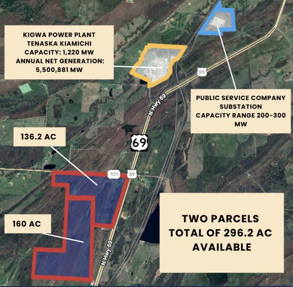 1302 Reynolds rd, Kiowa, OK à vendre - Aérien – Image 1 sur 5