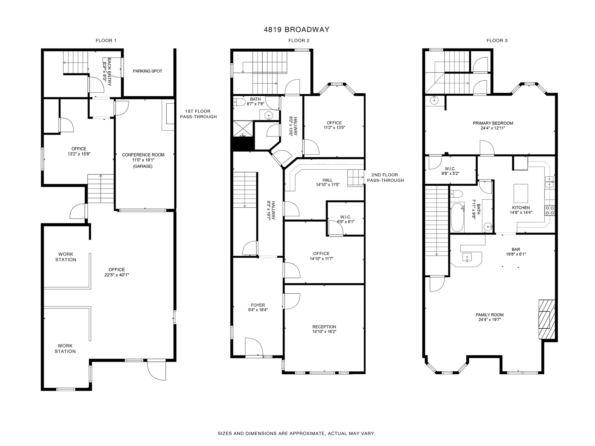 4819 Broadway St, Addison, TX à louer Plan d’étage– Image 1 sur 1