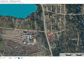 3096 Highway 83, Seeley Lake, MT - VUE AÉRIENNE  vue de carte